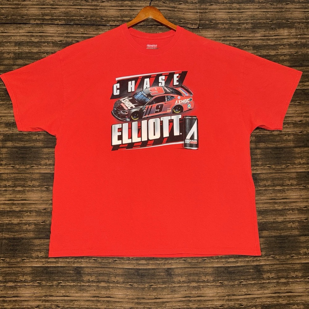 Hendrick Motorsports Chase Elliott Shirt Mens 3XL Red NASCAR Racing Graphic Tee